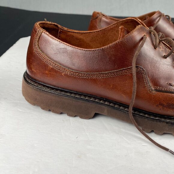 Men's Sebago Drysides Waterproof Lace up Brown Leather Oxford Shoes Size 8M - Picture 11 of 16